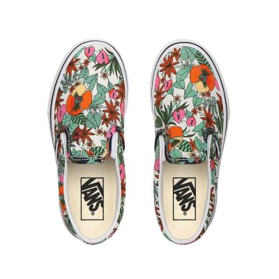 Vans Multi Tropic Classic Slip-On - Çocuk Slip-On Ayakkabı (Mavi)